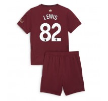 Manchester City Rico Lewis #82 Koszulka Trzecia dzieci 2024-25 Krótki Rękaw (+ krótkie spodenki)
